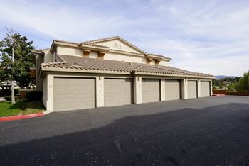 Private detached garages available on a driveway